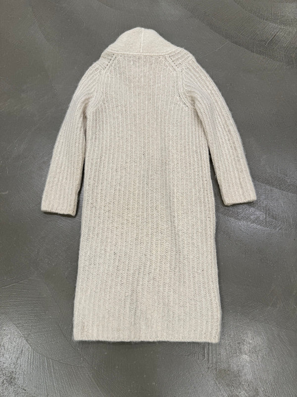 2000s Maison Margiela long wool cardigan