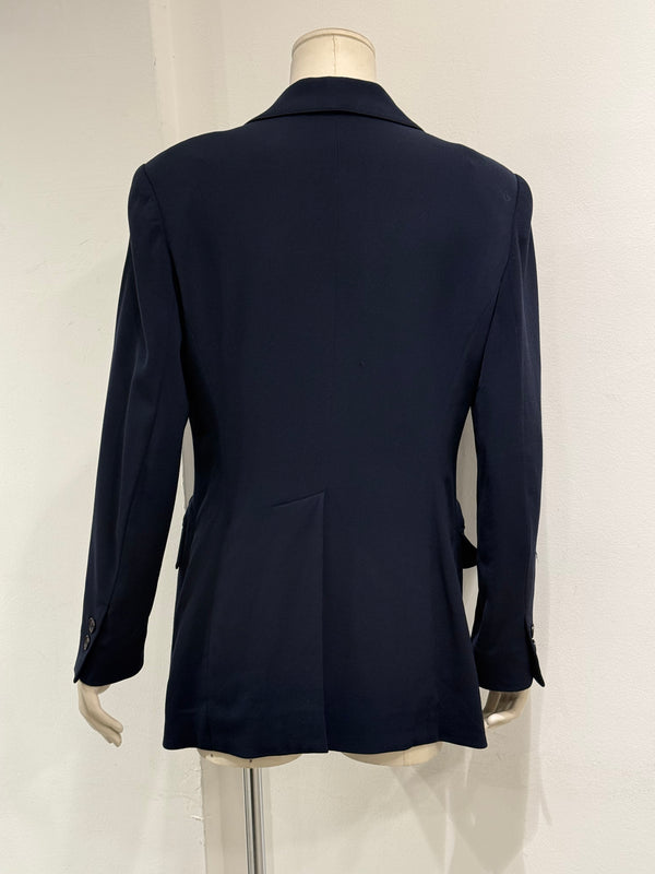 1990s Hermes wool tailored blazer