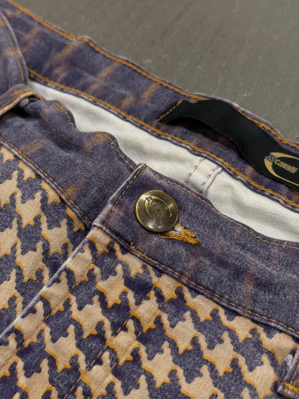 2000s Cavalli optic illusion pants
