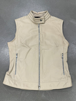 A/W2000 Prada biker leather vest