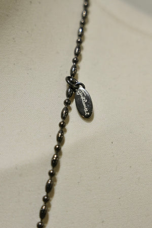2000s Roberto Cavalli big studded cross necklace