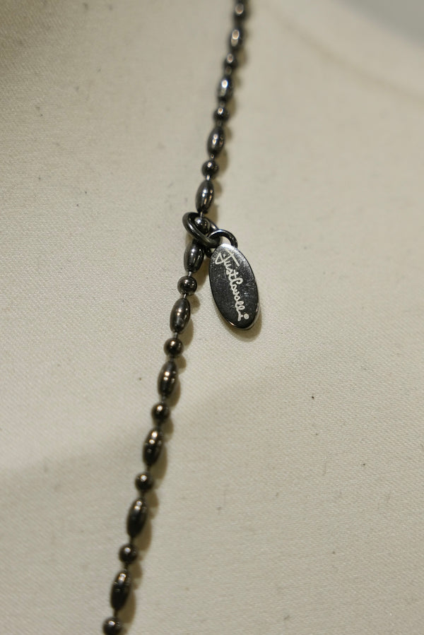 2000s Roberto Cavalli big studded cross necklace