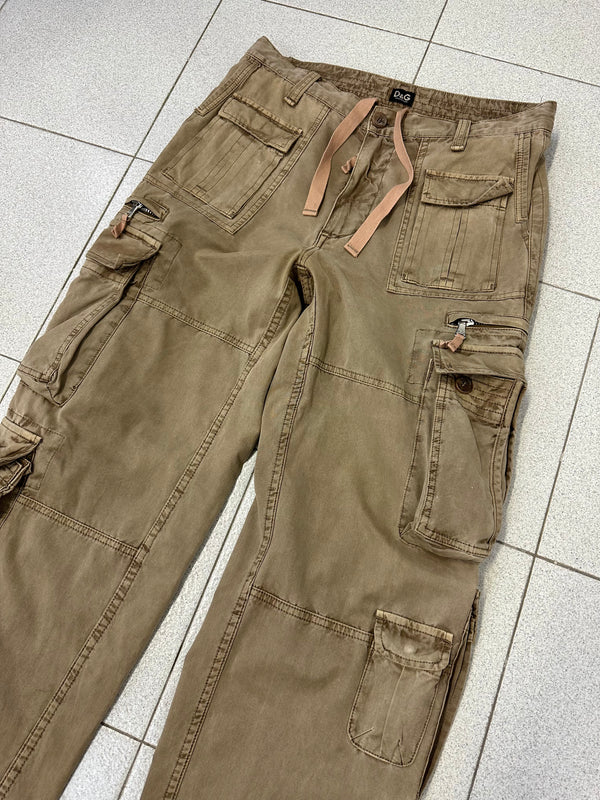 AW03 Dolce & Gabbana 18 pockets military cargo pants