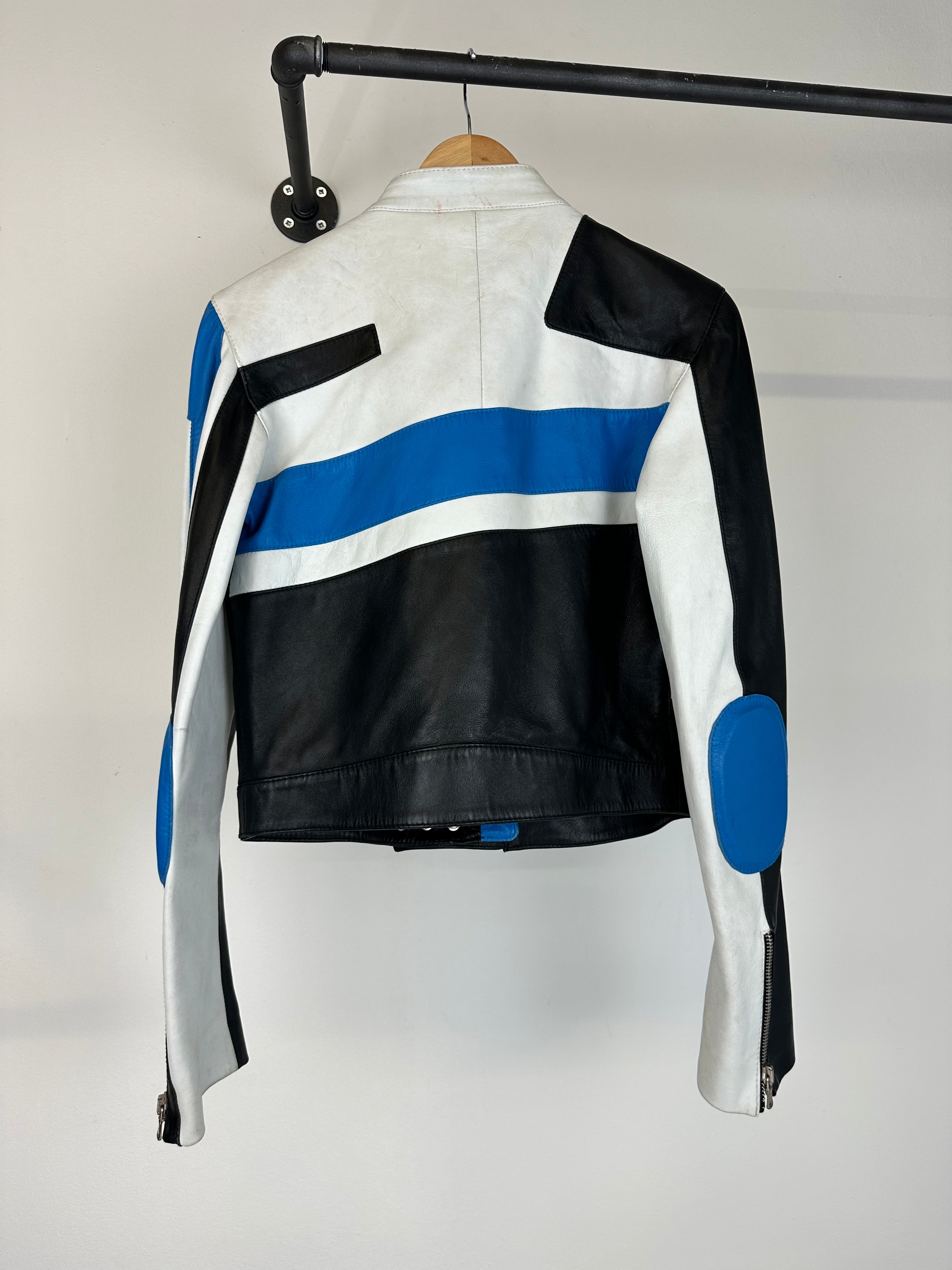 SS2001 Dolce & Gabbana biker Leather Jacket