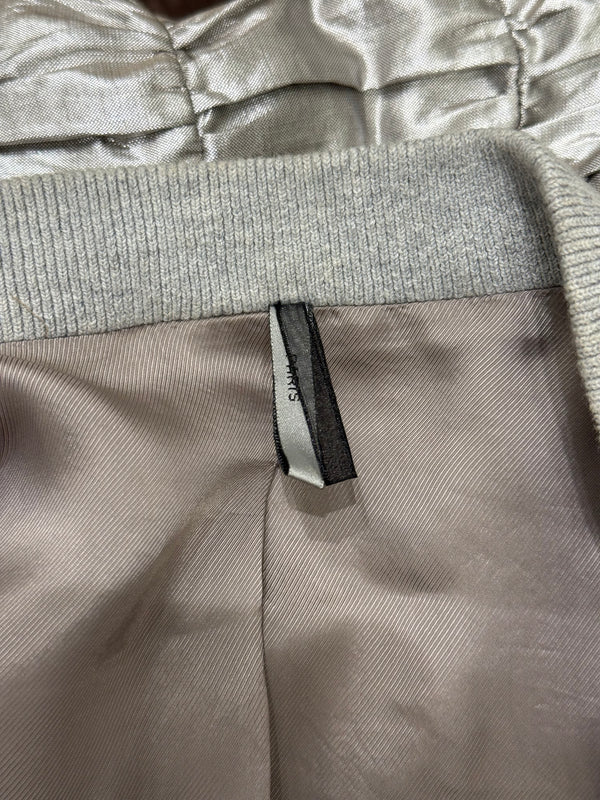 S/S2007 Dior Homme by Hedi Slimane runway silver metallic bomber jacket