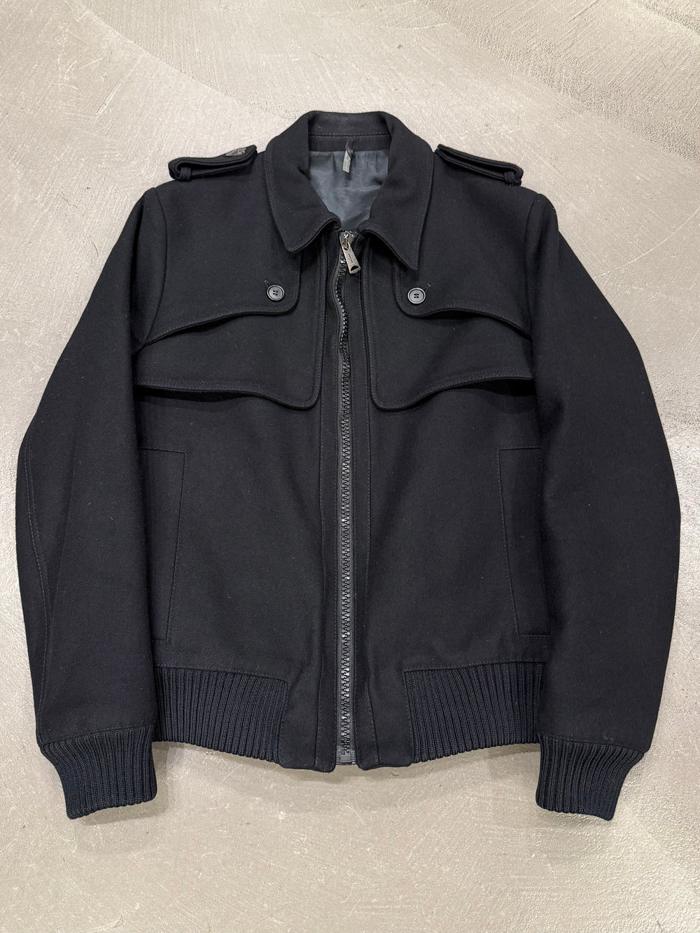 A/W2006 Dior by Hedi Slimane wool bomber jacket