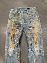 Load image into Gallery viewer, 2000s Kapital boro stained distressed jeans
