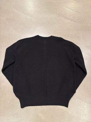 F/W2024 Rick Owens “Porterville” heavy knit crewneck sweater