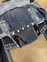 Load image into Gallery viewer, 2010s Dolce &amp; Gabbana patchwork reconstructed denim jacket
