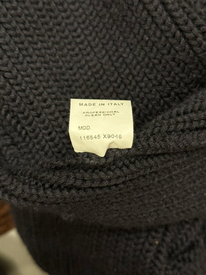 A/W2003 Gucci by Tom Ford ribbed bondage sweater with leather straps