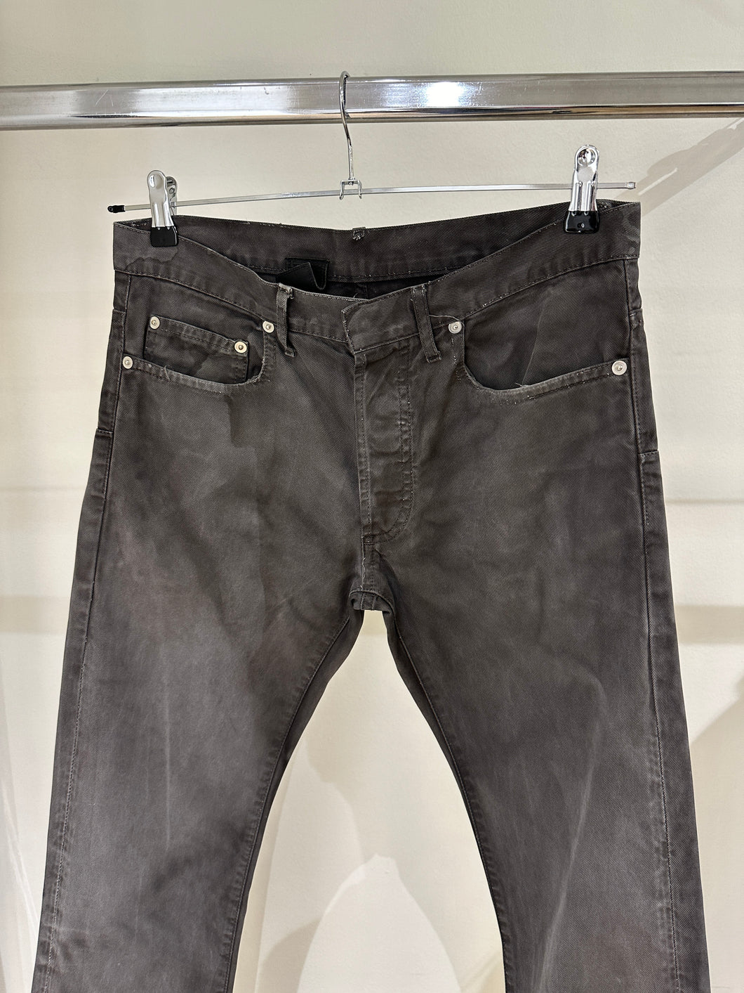2000s Dior by Hedi Slimane stone wash jeans