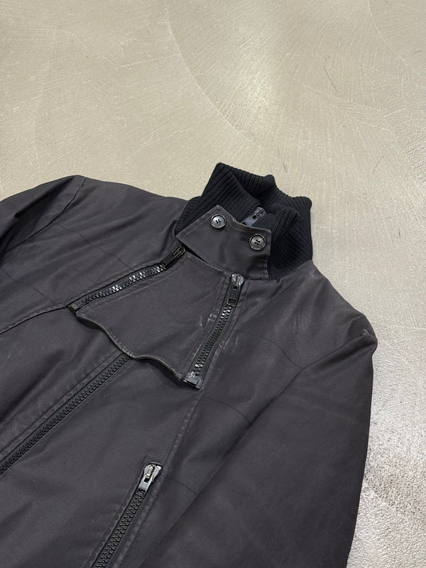 A/W2007 Dior by Hedi Slimane high neck zip up bomber jacket