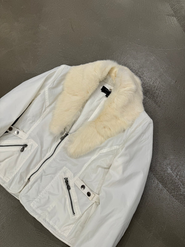 A/W2004 Gucci by Tom Ford real fur nylon jacket