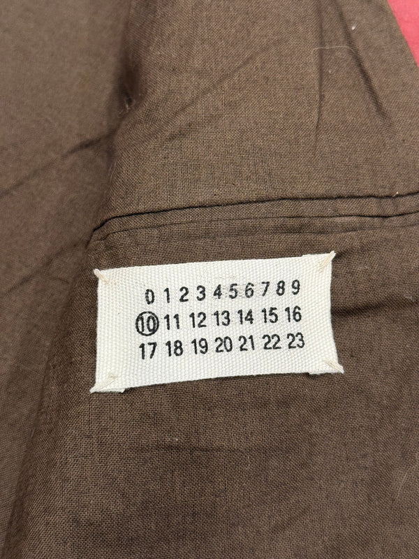 A/W2000 Maison Margiela 5-zip red biker lather jacket