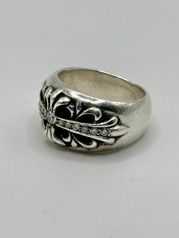 Chrome Hearts factory diamond floral ring