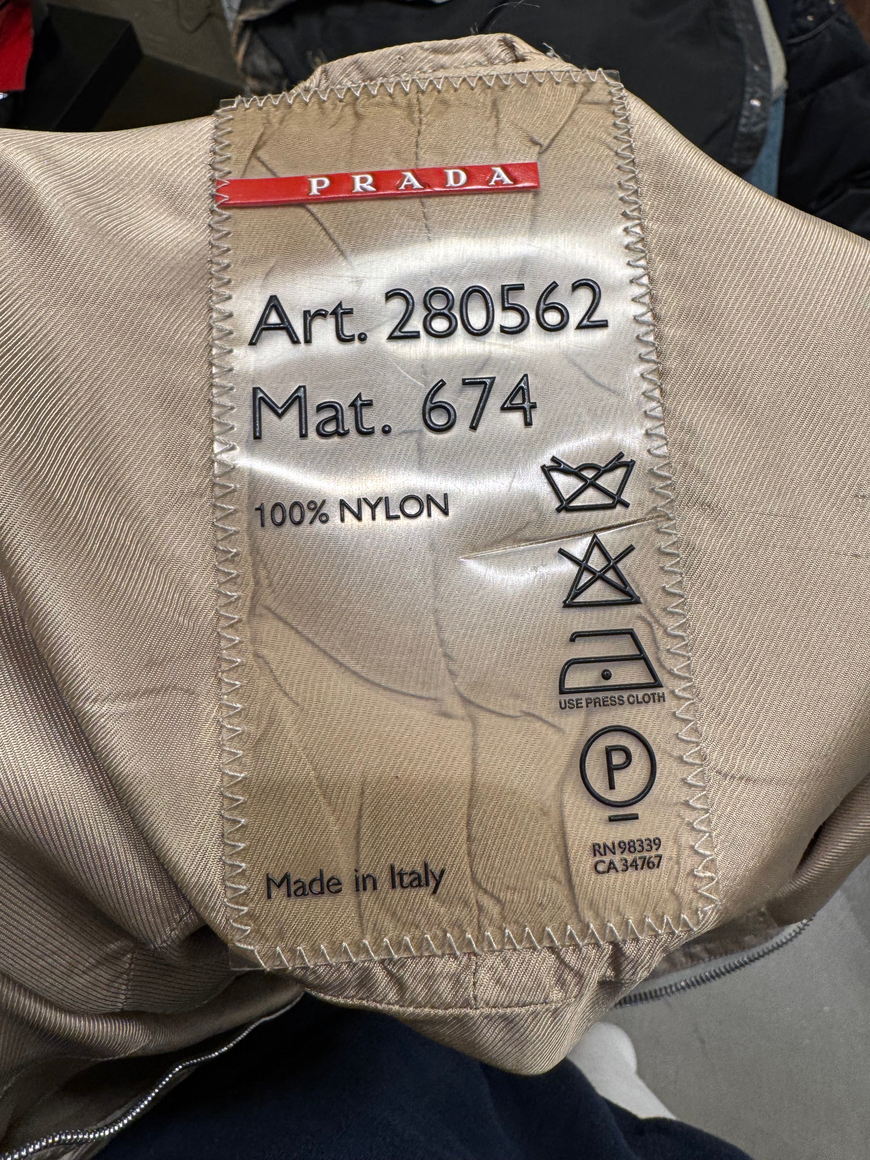 2000s Prada nylon light jacket