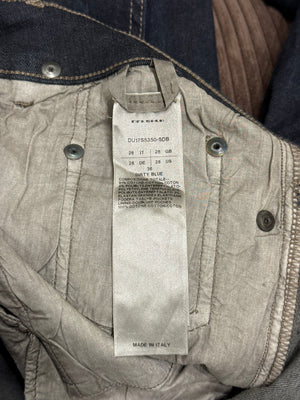 Rick Owens DRKSHDW “Detroit cut” raw denim jeans