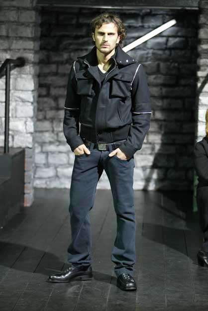 A/W2003 Dolce & Gabbana military aviator modular bomber jacket