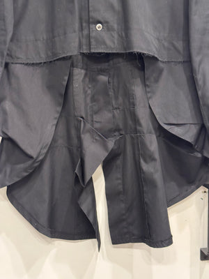 2018 Comme des Garçons deconstructed asymmetrical shirt