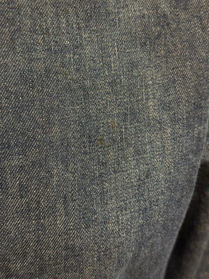 2000s Jean Paul Gaultier moto biker denim jacket
