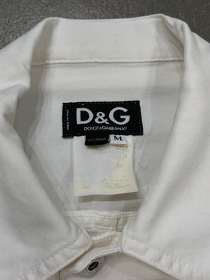2000s Dolce & Gabbana shoulder straps cotton jacket