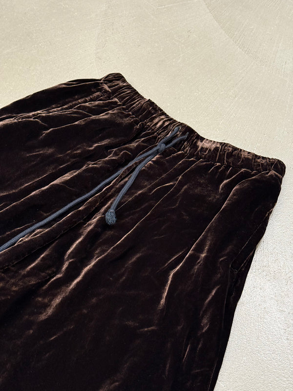 2010s Dries Van Noten velvet shorts