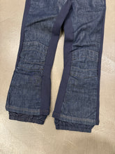 Load image into Gallery viewer, 2000s Prada double layer denim/Nylon flared pants
