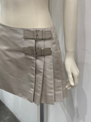 2010 Prada pleated mini skirt