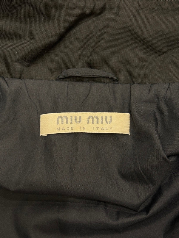 1999 Miu Miu hidden pocket technical utility nylon jacket