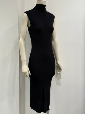 Jean Paul Gaultier ribbed bodycon midi dress