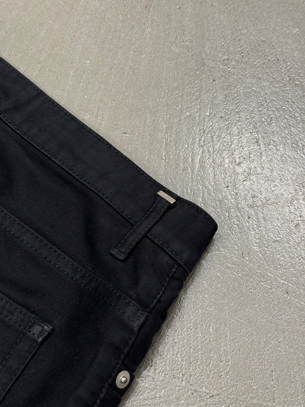 2000s Dior by Hedi Slimane coated jeans
