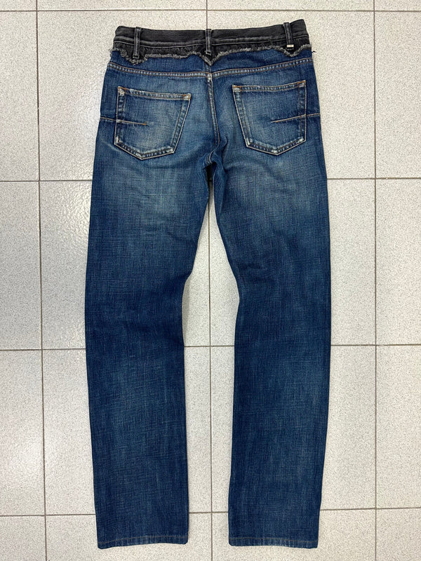 AW2006 Dior by Hedi cummerbund jeans