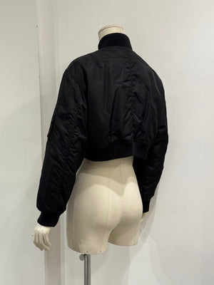 1980s Jean Paul Gaultier Junior cropped nylon bomber jacket