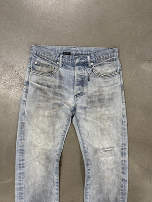 2000s Dior by Hedi Slimane faded jeans