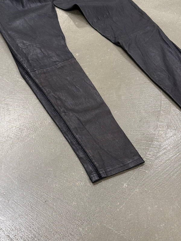 2010s Roberto Cavalli leather skinny pants