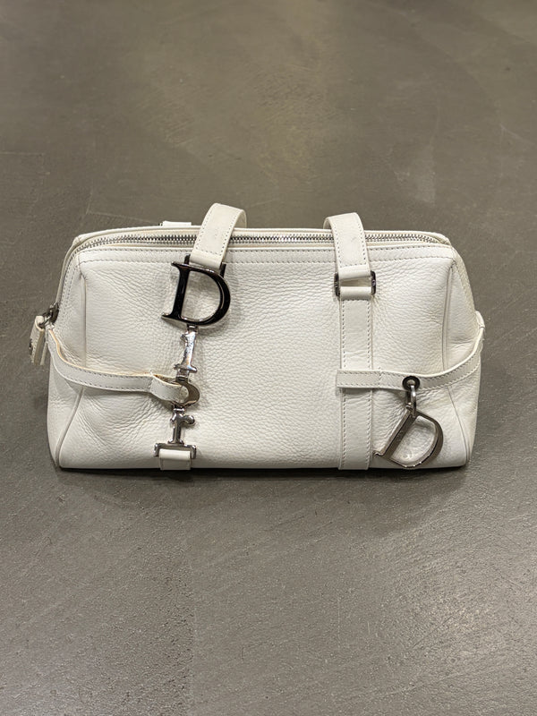 2000S Christian Dior by John Galliano leather bag with charms