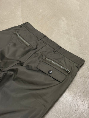 2010s Prada zip aviator pants