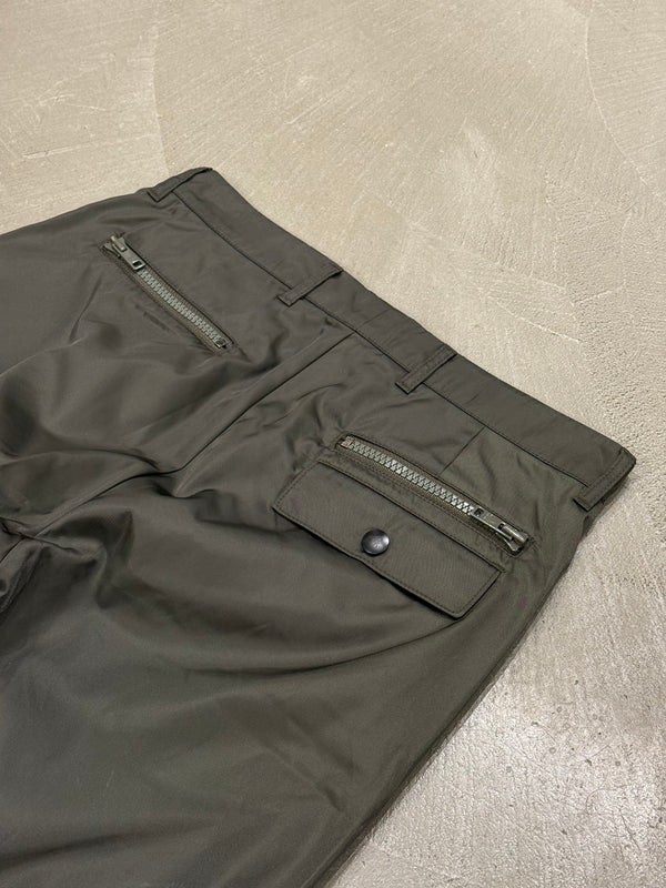 2010s Prada zip aviator pants