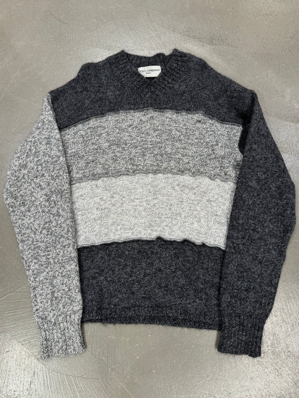 1990s Dolce & Gabbana patchwork sweater