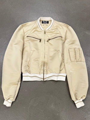 2003 Dolce & Gabbana cropped bomber jacket