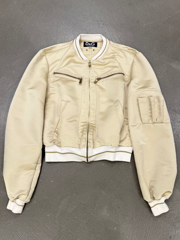 2003 Dolce & Gabbana cropped bomber jacket