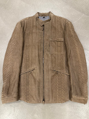 2008 Giorgio Armani python leather jacket