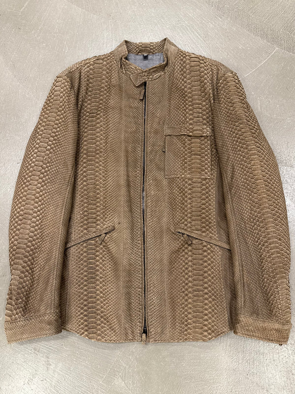 2008 Giorgio Armani python leather jacket