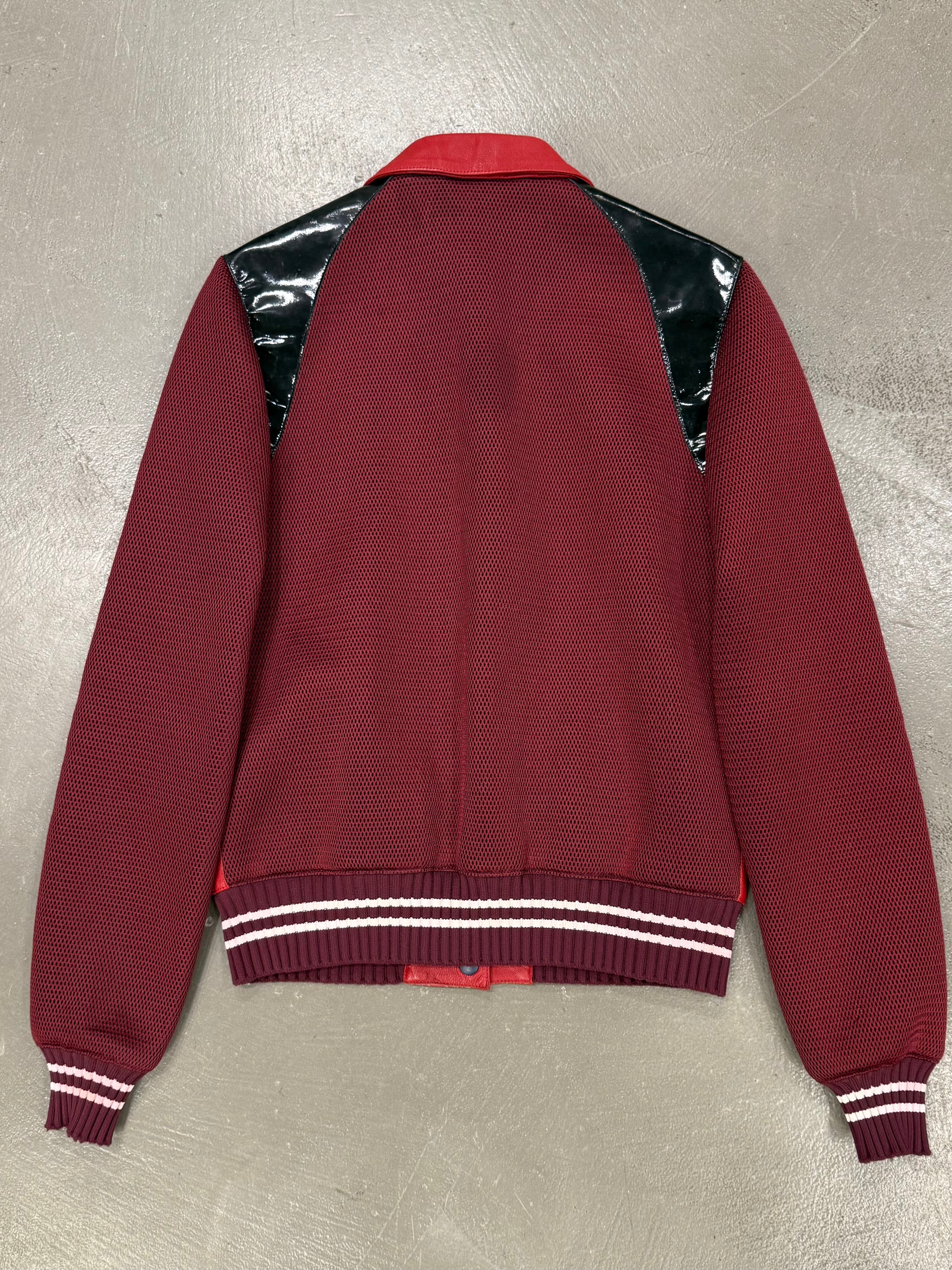 S/S2000 Miu Miu runway varsity leather jacket