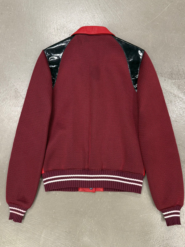 S/S2000 Miu Miu runway varsity leather jacket