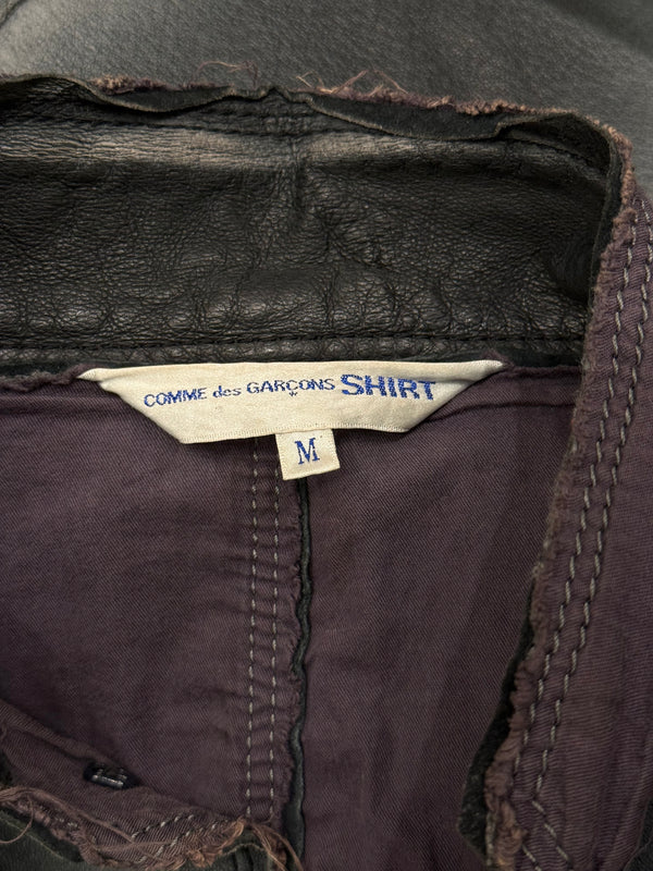 2010s Comme des Garçons pigskin faded leather jacket