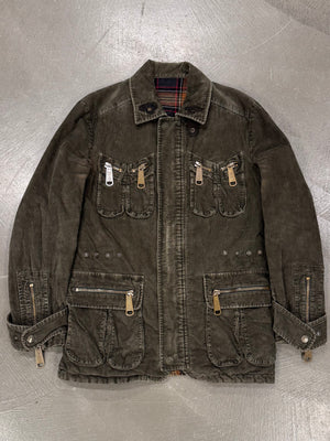 A/W2003 Dolce & Gabbana corduroy cargo jacket