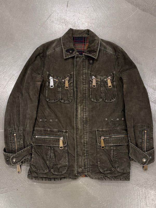 A/W2003 Dolce & Gabbana corduroy cargo jacket