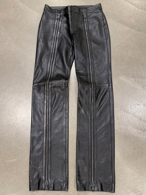 F/W 2001 Gucci By Tom Ford full zip leather pants