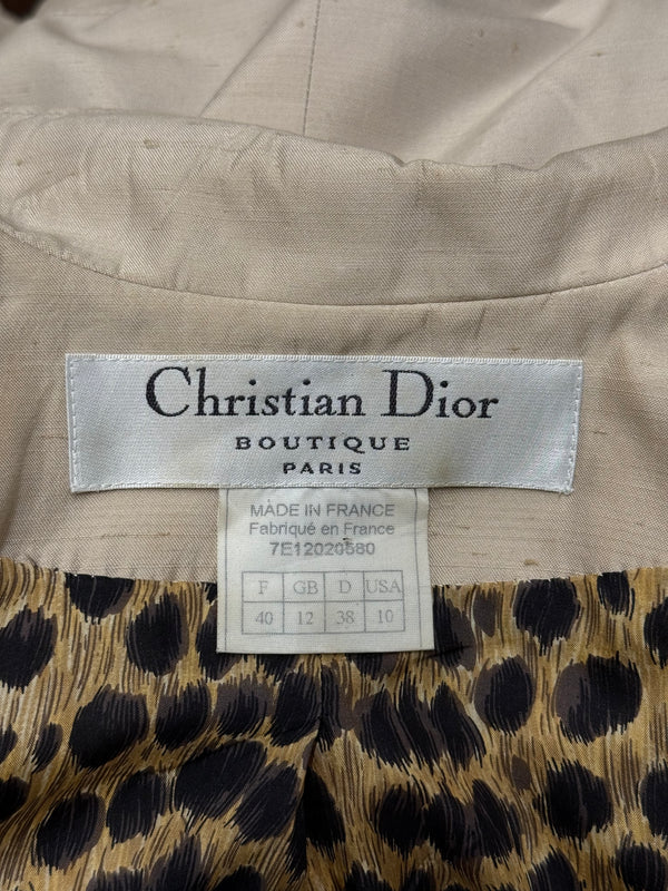 S/S1997 Christian Dior by John Galliano runway beige tailored suit